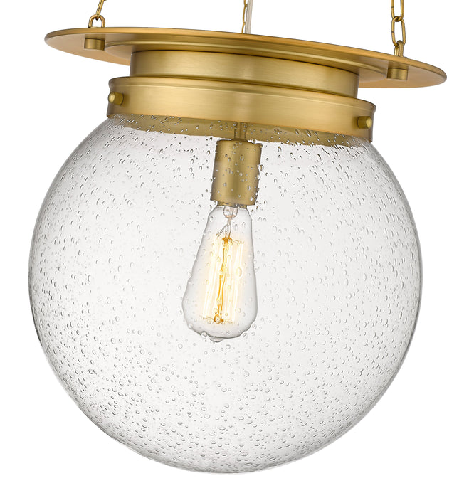 Pendant Z-Lite 7506P13-HBR Heritage Brass Calhoun 1 Light Pendant Z-Lite