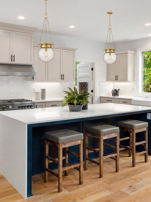 Pendant Z-Lite 7506P13-HBR Heritage Brass Calhoun 1 Light Pendant Z-Lite