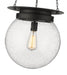 Pendant Z-Lite 7506P13-MB Matte Black Calhoun 1 Light Pendant Z-Lite