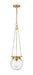 Pendant Z-Lite 7506P9-HBR Heritage Brass Calhoun 1 Light Pendant Z-Lite