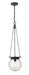Pendant Z-Lite 7506P9-MB Matte Black Calhoun 1 Light Pendant Z-Lite