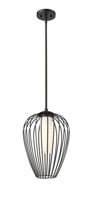 Pendant Z-Lite 7507-12MB Matte Black Savanti 1 Light Pendant Z-Lite