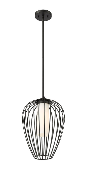 Pendant Z-Lite 7507-12MB Matte Black Savanti 1 Light Pendant Z-Lite