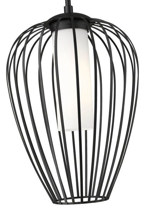 Pendant Z-Lite 7507-12MB Matte Black Savanti 1 Light Pendant Z-Lite