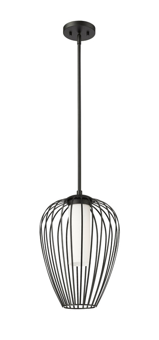 Pendant Z-Lite 7507-12MB Matte Black Savanti 1 Light Pendant Z-Lite