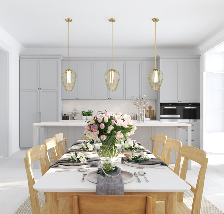 Pendant Z-Lite 7507-12MGLD Modern Gold Savanti 1 Light Pendant Z-Lite