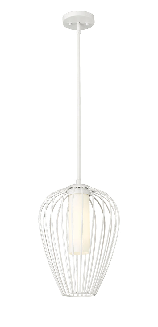 Pendant Z-Lite 7507-12TW Tundra White Savanti 1 Light Pendant Z-Lite