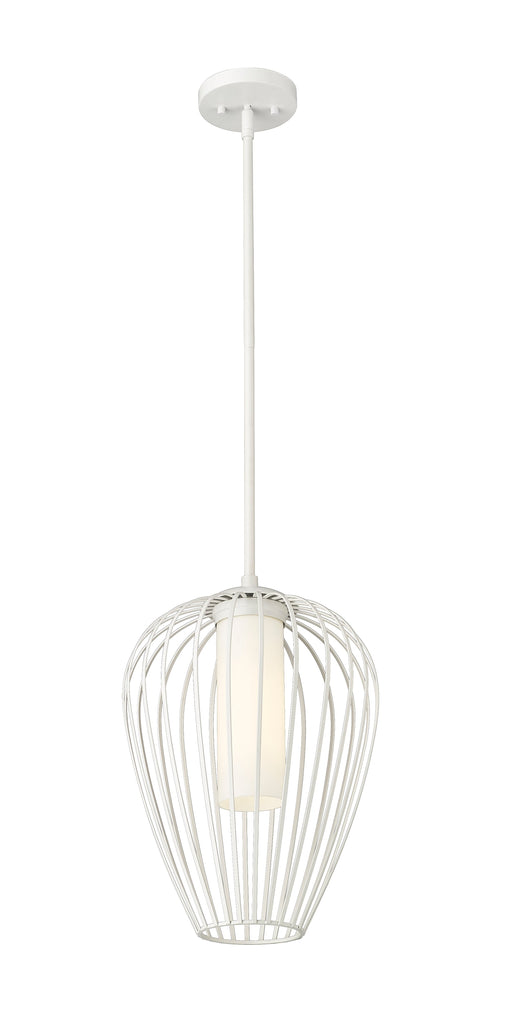 Pendant Z-Lite 7507-12TW Tundra White Savanti 1 Light Pendant Z-Lite