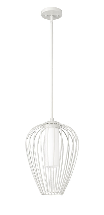 Pendant Z-Lite 7507-12TW Tundra White Savanti 1 Light Pendant Z-Lite