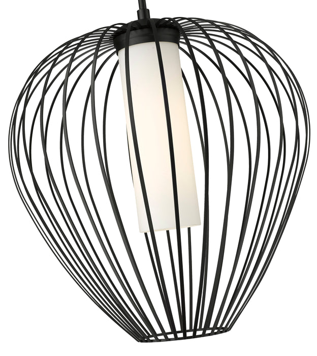 Pendant Z-Lite 7507-18MB Matte Black Savanti 1 Light Pendant Z-Lite