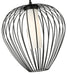 Pendant Z-Lite 7507-18MB Matte Black Savanti 1 Light Pendant Z-Lite