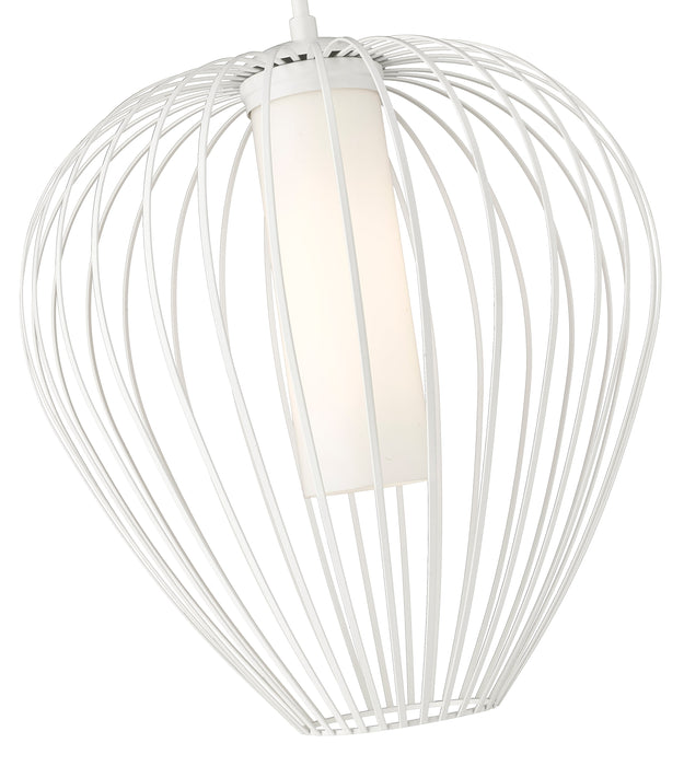 Pendant Z-Lite 7507-18TW Tundra White Savanti 1 Light Pendant Z-Lite