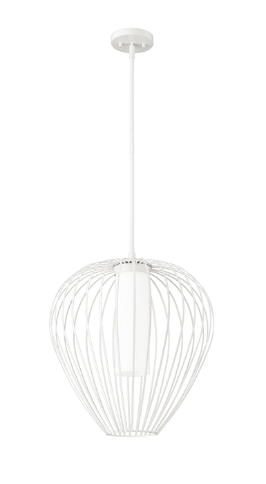 Pendant Z-Lite 7507-18TW Tundra White Savanti 1 Light Pendant Z-Lite