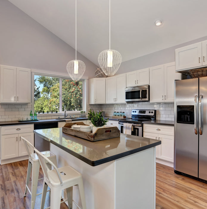 Pendant Z-Lite 7507-18TW Tundra White Savanti 1 Light Pendant Z-Lite