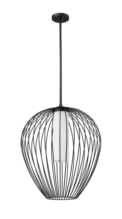Pendant Z-Lite 7507-22MB Matte Black Savanti 1 Light Pendant Z-Lite