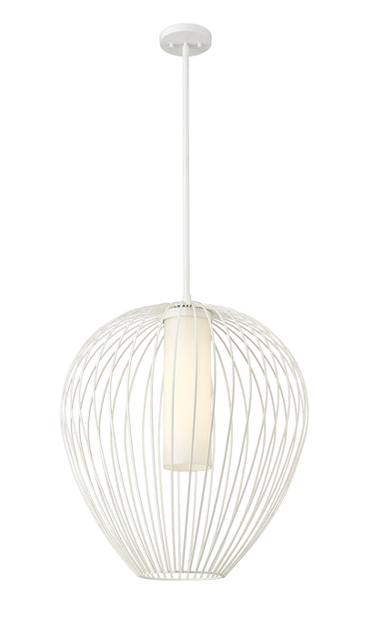 Pendant Z-Lite 7507-22TW Tundra White Savanti 1 Light Pendant Z-Lite