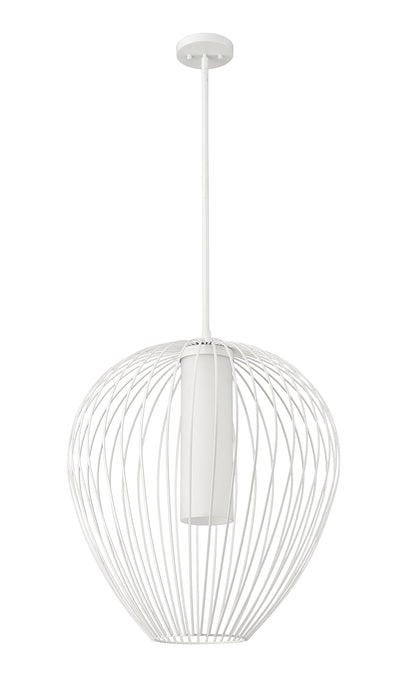 Pendant Z-Lite 7507-22TW Tundra White Savanti 1 Light Pendant Z-Lite