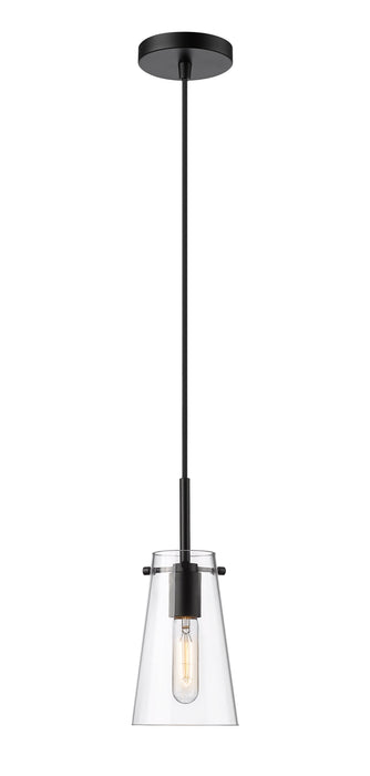 Pendant Z-Lite 7508MP-MB Matte Black Kira 1 Light Pendant Z-Lite