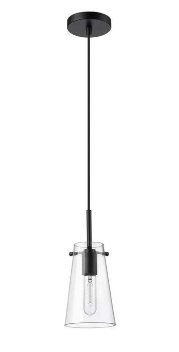 Pendant Z-Lite 7508MP-MB Matte Black Kira 1 Light Pendant Z-Lite