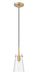Pendant Z-Lite 7508MP-MGLD Modern Gold Kira 1 Light Pendant Z-Lite