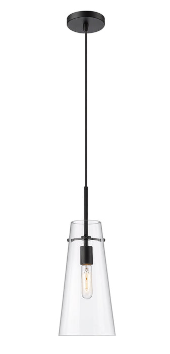 Pendant Z-Lite 7508P-MB Matte Black Kira 1 Light Pendant Z-Lite