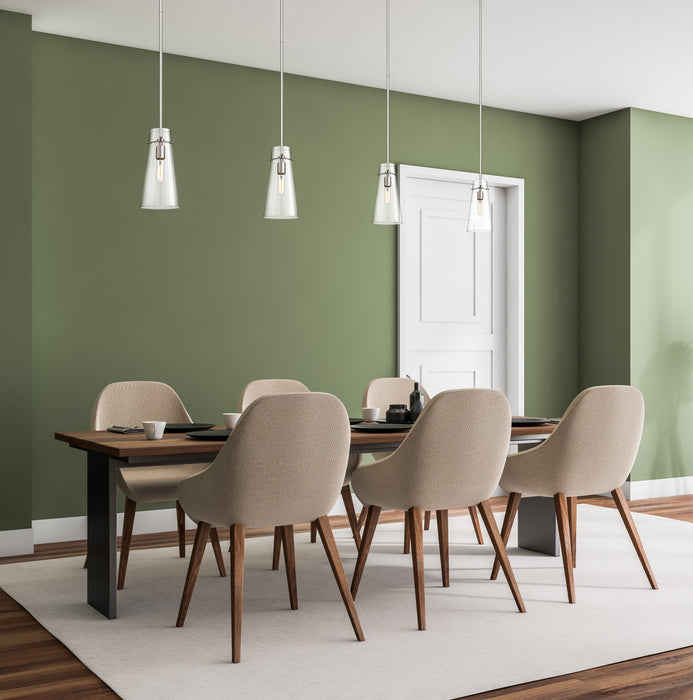 Pendant Z-Lite 7508P-ROD-BN Brushed Nickel Kira 1 Light Pendant Z-Lite