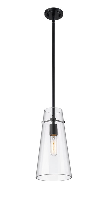 Pendant Z-Lite 7508P-ROD-MB Matte Black Kira 1 Light Pendant Z-Lite