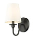 Wall Sconce Z-Lite 7509-1S-MB Matte Black Gianna 1 Light Wall Sconce Z-Lite