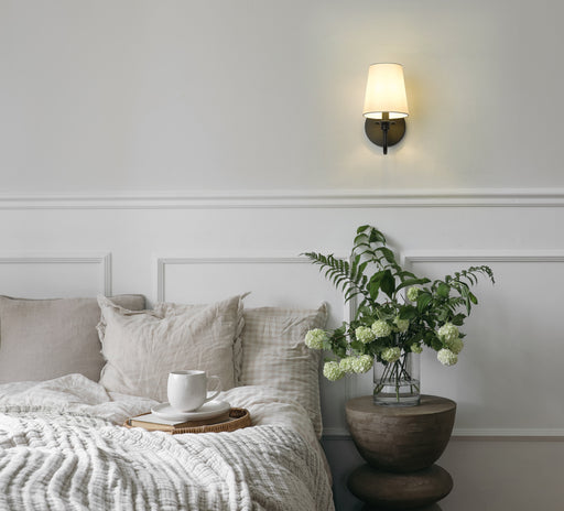 Wall Sconce Z-Lite 7509-1S-MB Matte Black Gianna 1 Light Wall Sconce Z-Lite