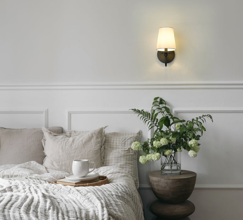 Wall Sconce Z-Lite 7509-1S-MB Matte Black Gianna 1 Light Wall Sconce Z-Lite