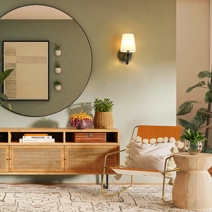 Wall Sconce Z-Lite 7509-1S-MB Matte Black Gianna 1 Light Wall Sconce Z-Lite