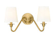 Wall Sconce Z-Lite 7509-2S-MGLD Modern Gold Gianna 2 Light Wall Sconce Z-Lite
