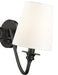 Wall Sconce Z-Lite 7509-3S-MB Matte Black Gianna 3 Light Wall Sconce Z-Lite