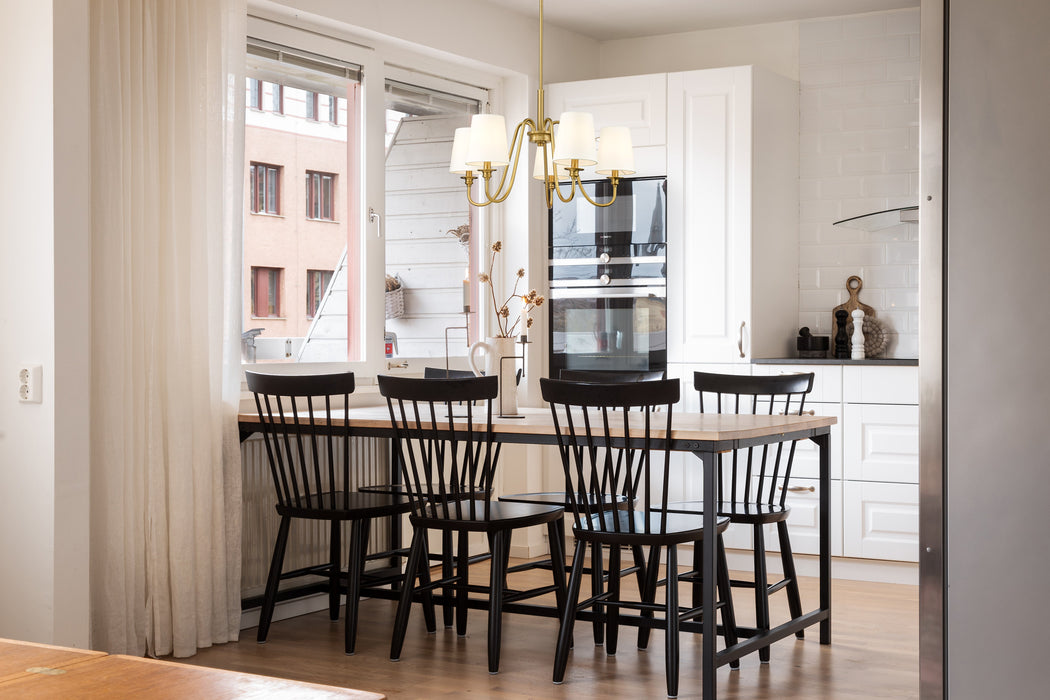 Chandelier Z-Lite 7509-5-26MGLD Modern Gold Gianna 5 Light Chandelier Z-Lite