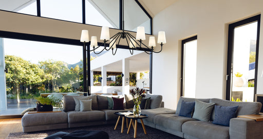 Chandelier Z-Lite 7509-8-60MB Matte Black Gianna 8 Light Chandelier Z-Lite