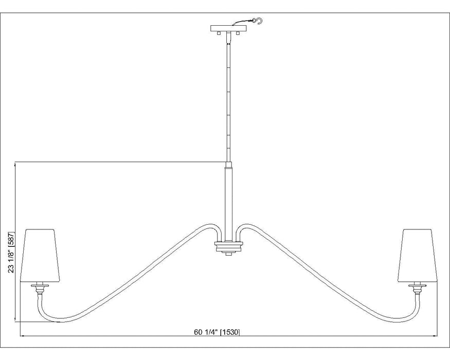 Chandelier Z-Lite 7509-8-60MGLD Modern Gold Gianna 8 Light Chandelier Z-Lite