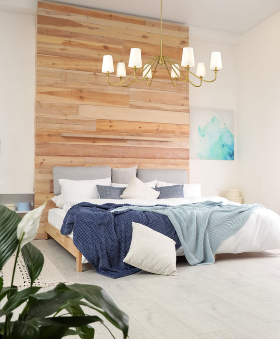 Chandelier Z-Lite 7509-8-60MGLD Modern Gold Gianna 8 Light Chandelier Z-Lite