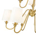 Chandelier Z-Lite 7509-9-32MGLD Modern Gold Gianna 9 Light Chandelier Z-Lite