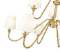 Chandelier Z-Lite 7509-9-46MGLD Modern Gold Gianna 9 Light Chandelier Z-Lite