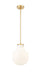 Pendant Z-Lite 7510P10-MGLD Modern Gold Newbury 1 Light Pendant Z-Lite