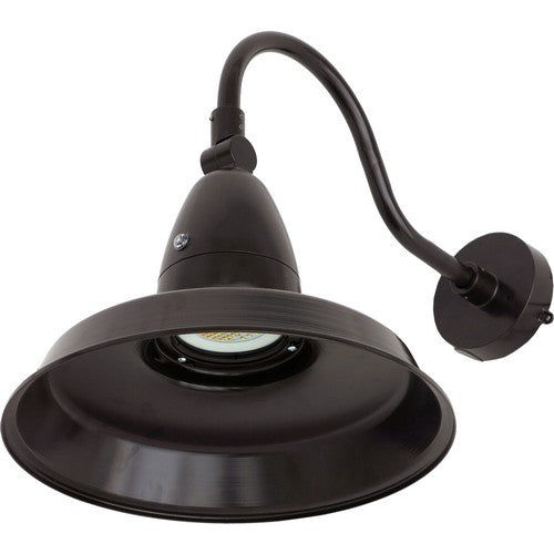 Morris 75121B 35W LED Gooseneck Barn Light CCT Selectable - Black LightStoreUSA