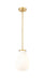 Pendant Z-Lite 7511P8-MGLD Modern Gold Newbury 1 Light Pendant Z-Lite