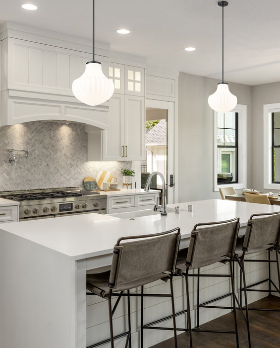 Pendant Z-Lite 7512P13-MB Matte Black Newbury 1 Light Pendant Z-Lite