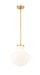 Pendant Z-Lite 7512P13-MGLD Modern Gold Newbury 1 Light Pendant Z-Lite