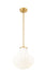 Pendant Z-Lite 7512P13-MGLD Modern Gold Newbury 1 Light Pendant Z-Lite