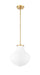 Pendant Z-Lite 7512P13-MGLD Modern Gold Newbury 1 Light Pendant Z-Lite