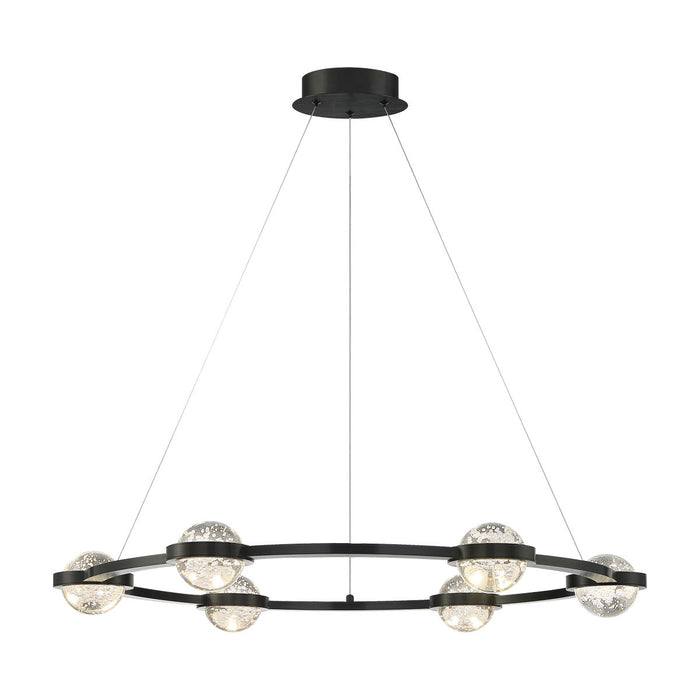 Eurofase 39308-016 Circolo 36" Matte Black LED Chandelier