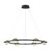 Eurofase 39308-016 Circolo 36" Matte Black LED Chandelier