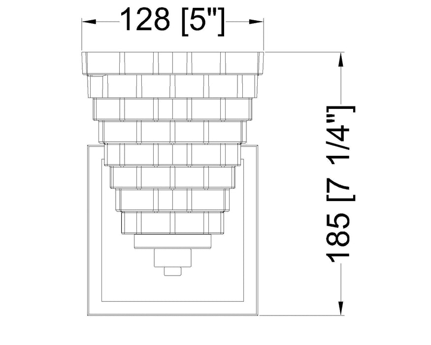 Wall Sconce Z-Lite 7514-1S-CH Chrome Annalise 1 Light Wall Sconce Z-Lite