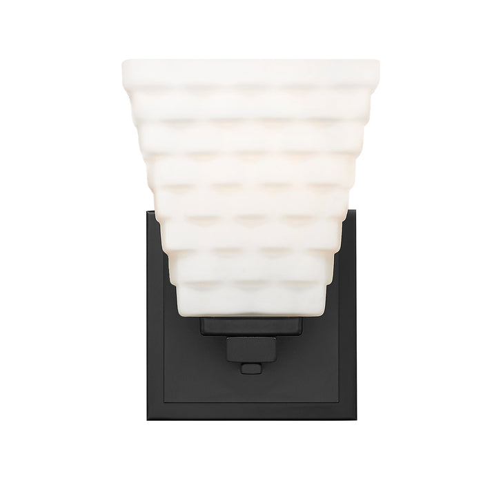 Wall Sconce Z-Lite 7514-1S-MB Matte Black Annalise 1 Light Wall Sconce Z-Lite